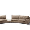 Кожаный диван Nilo sofa circle — фотография 2