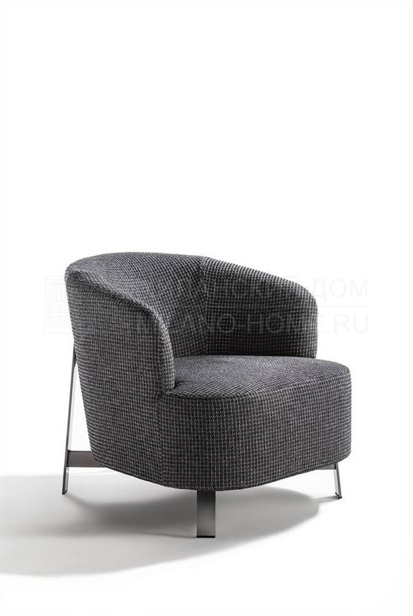 Кресло Copine steel armchair из Италии фабрики PORADA