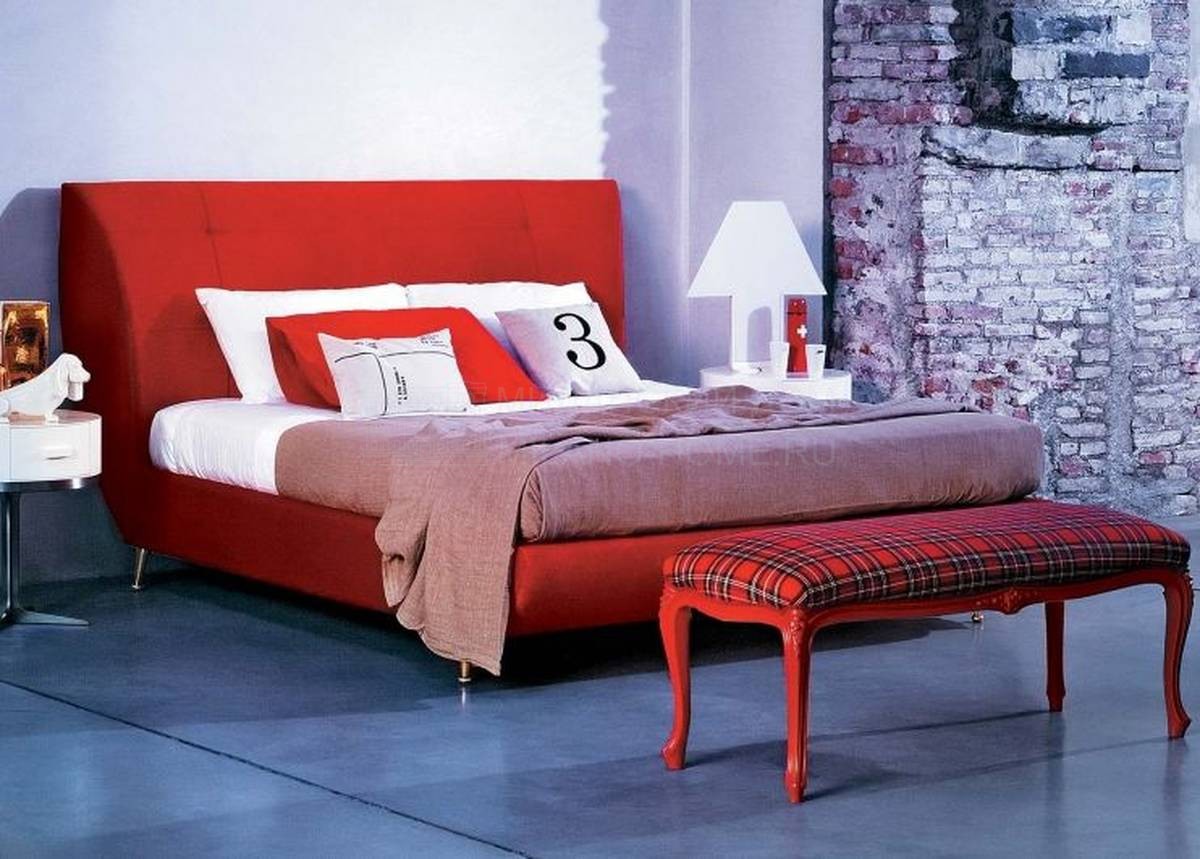 Кровать с мягким изголовьем Ambrogio CR/3612-I из Италии фабрики CREAZIONI