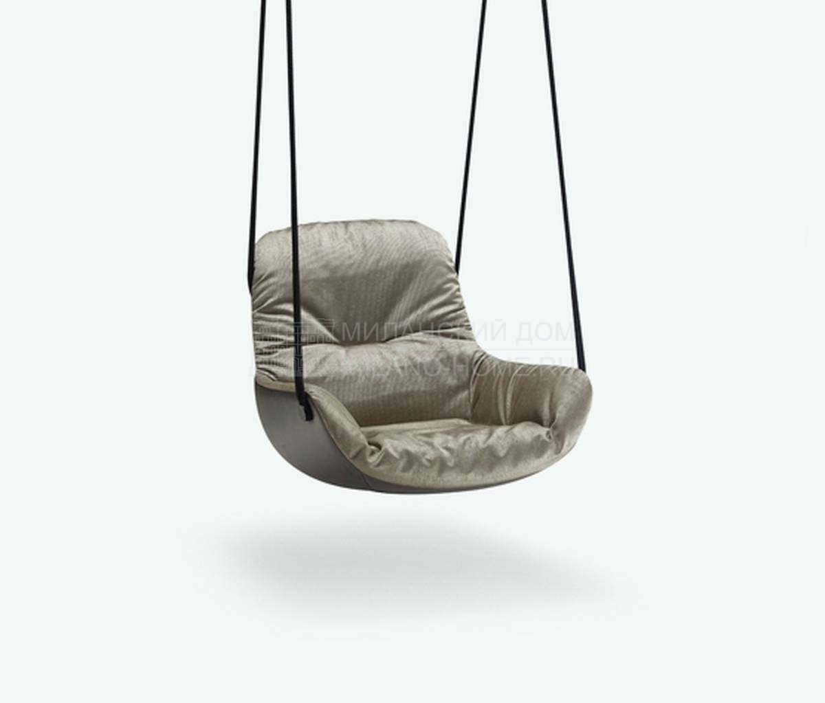 Кожаное кресло Leya swing seat из Германии фабрики FREIFRAU