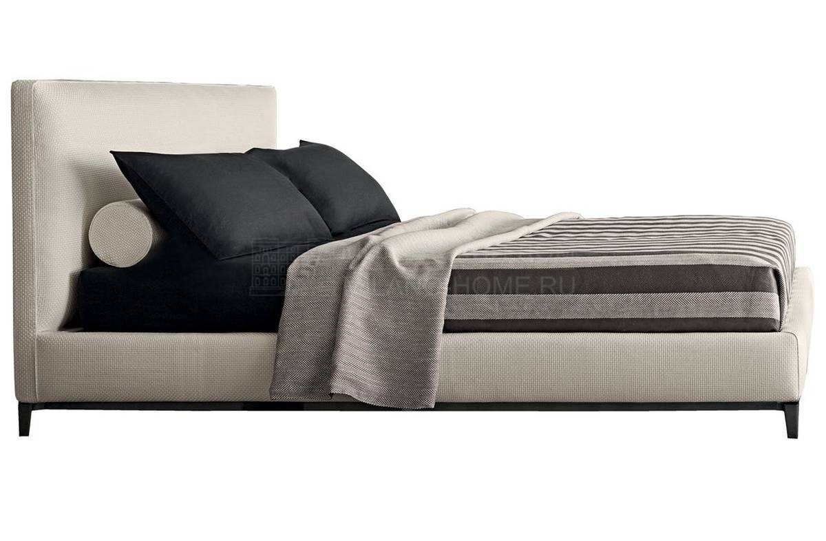 Кровать с мягким изголовьем Andersen bed из Италии фабрики MINOTTI