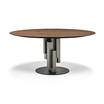 Круглый стол Skyline wood round dining table