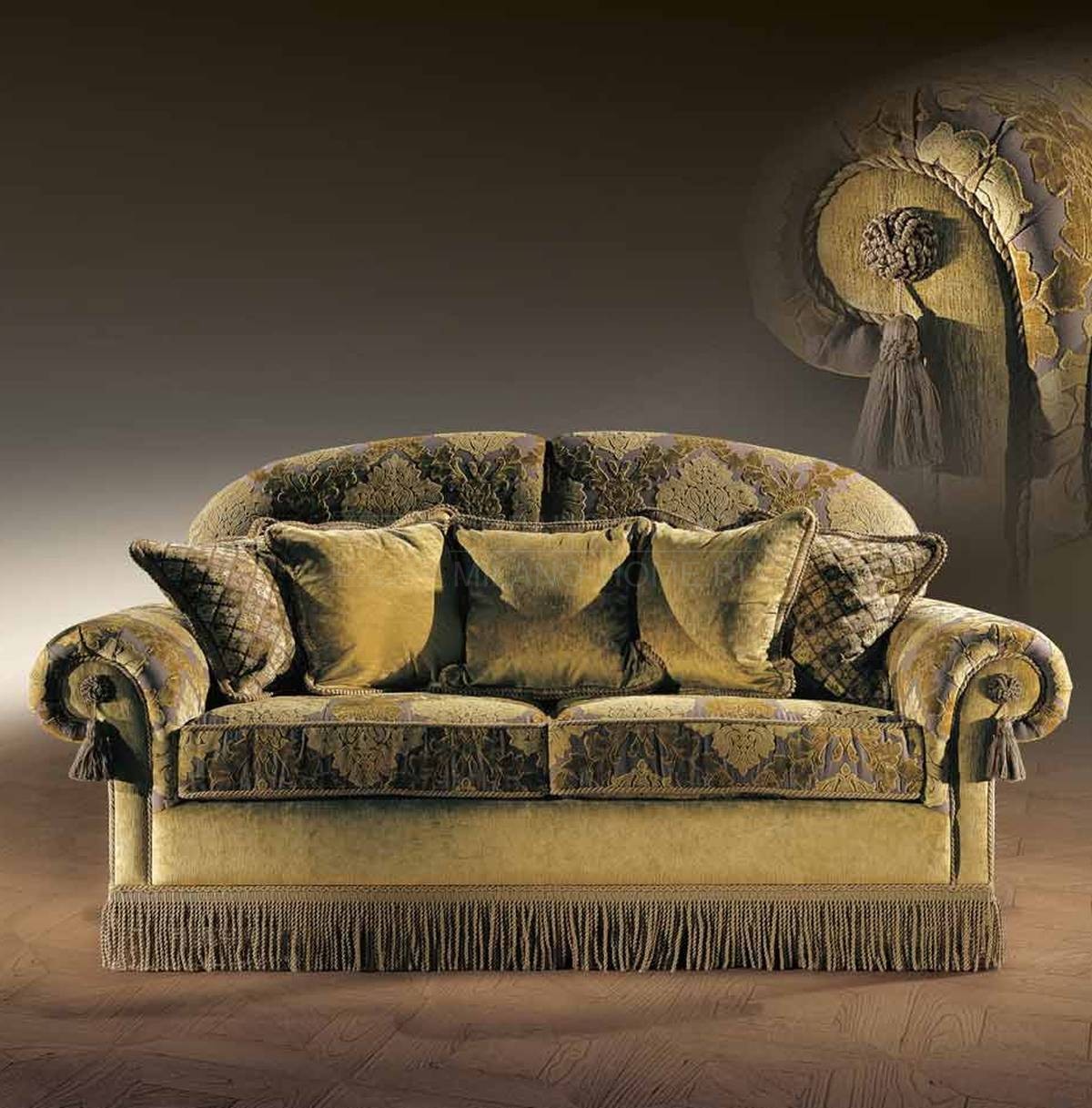 Прямой диван Forster/9134-D2 из Италии фабрики ANGELO CAPPELLINI 