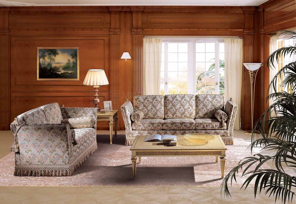 Прямой диван Chateaubriand/9137-D3 из Италии фабрики ANGELO CAPPELLINI 