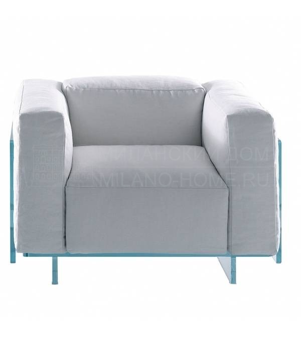 Кресло Crystal Lounge Armchair из Италии фабрики GLAS ITALIA