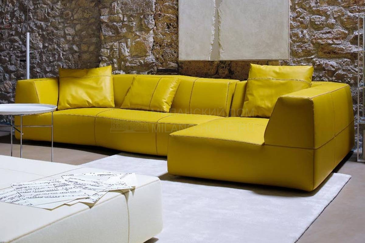 Прямой диван Bend Sofa B2114C из Италии фабрики B&B MAXALTO