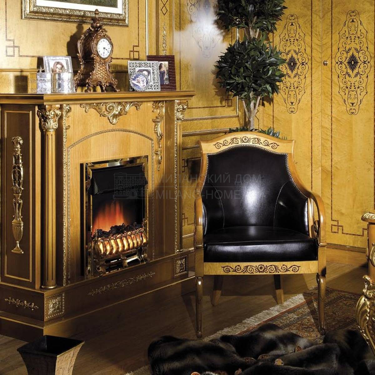 Кресло LC 1202 Klimt/guest’s chair из Италии фабрики ASNAGHI INTERIORS