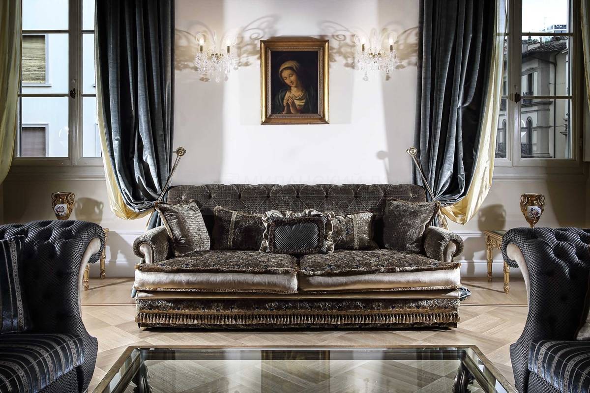 Прямой диван Doria/sofa из Италии фабрики MANTELLASSI