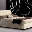 Кровать с мягким изголовьем Silhouette/bed — фотография 3