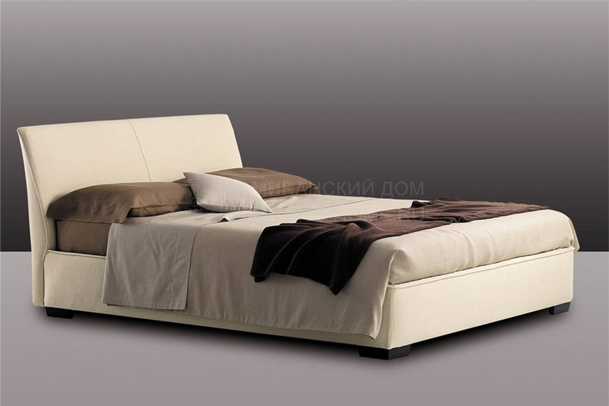 Кровать с мягким изголовьем Silhouette/bed из Италии фабрики FERLEA