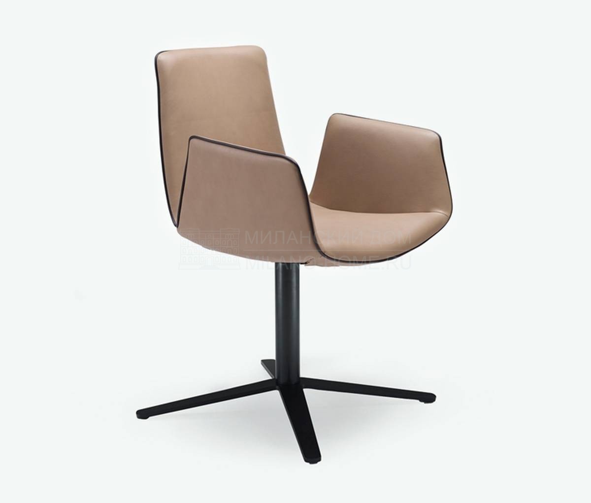 Полукресло Amelie chair high leather из Германии фабрики FREIFRAU