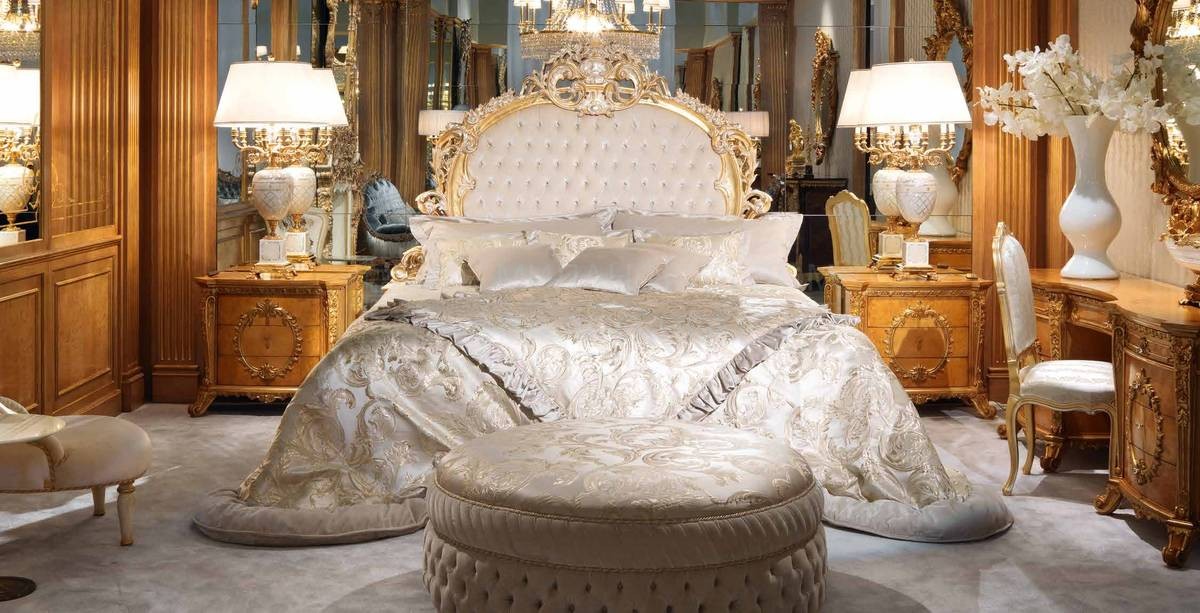 Кровать с комбинированным изголовьем Aurora / bed из Италии фабрики ZANABONI