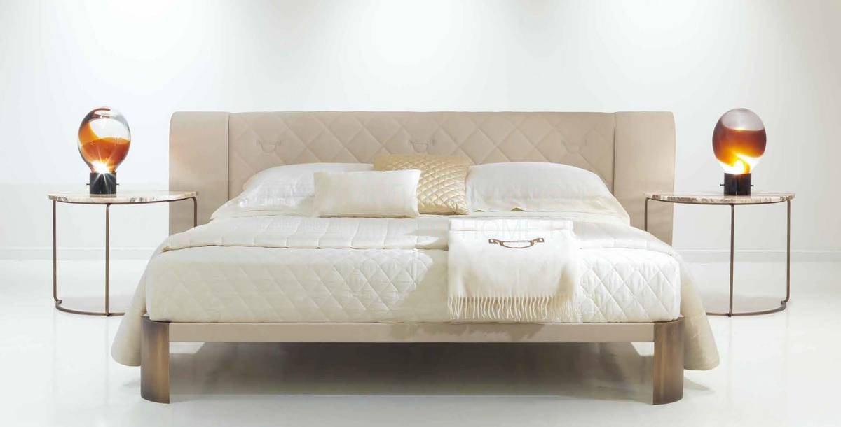 Кровать с мягким изголовьем Masterpiece / bed из Италии фабрики ZANABONI