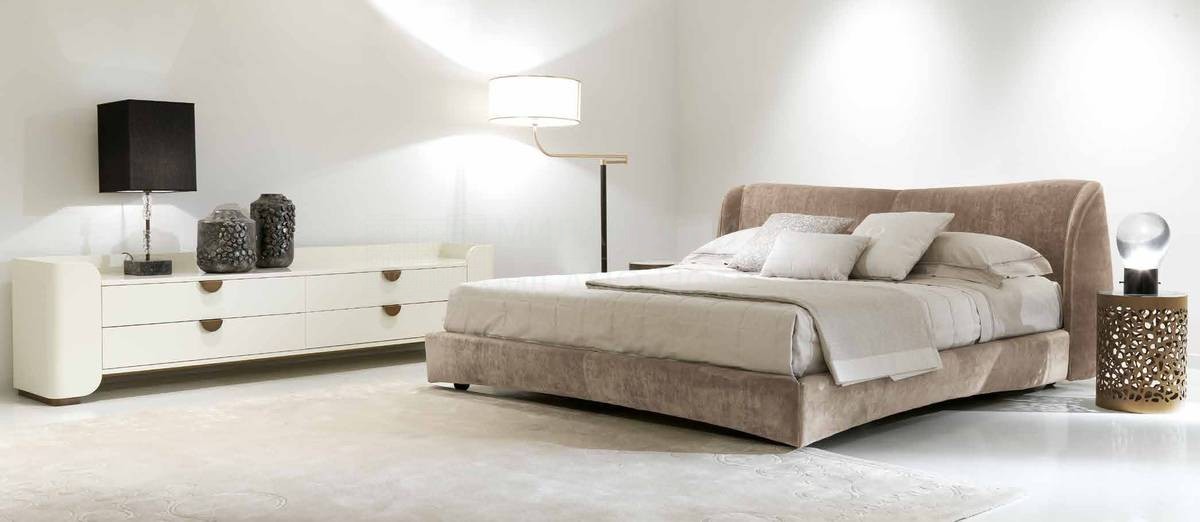 Кровать с мягким изголовьем Suite/bed из Италии фабрики ZANABONI
