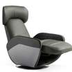 Кожаное кресло Falcon pivoting armchair — фотография 3