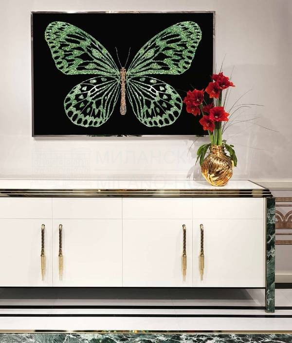 Настенный декор Green Butterfly из Италии фабрики IPE CAVALLI VISIONNAIRE