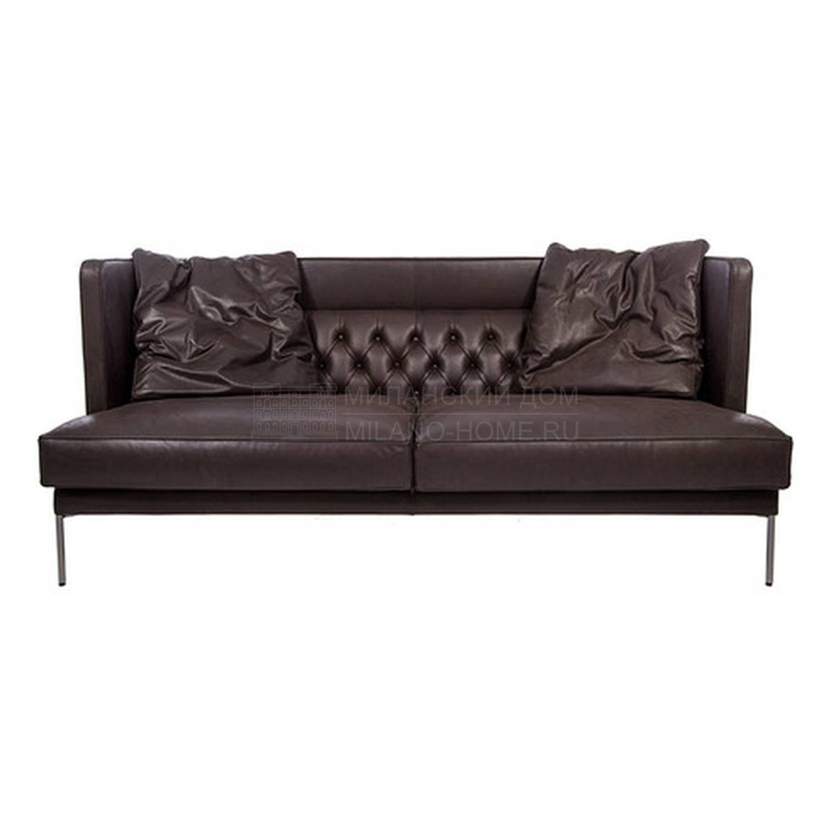 Прямой диван Lipp sofa leather из Италии фабрики LIVING DIVANI
