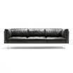 Прямой диван Rod sofa leather — фотография 2