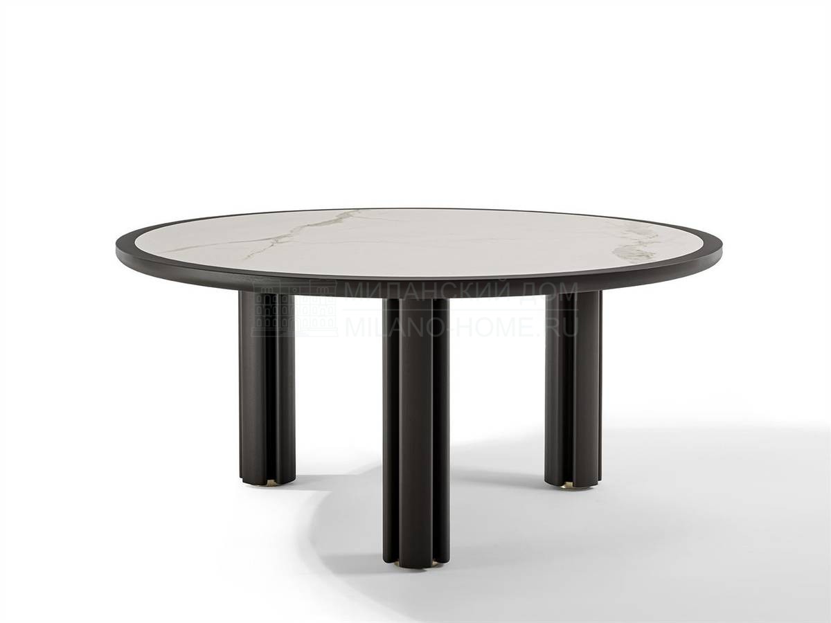 Круглый стол Quadrifoglio round dining table из Италии фабрики PORADA