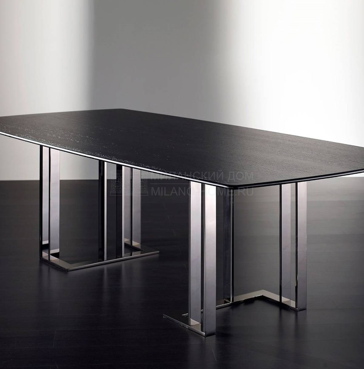 Обеденный стол Charlie rectangular из Италии фабрики MERIDIANI