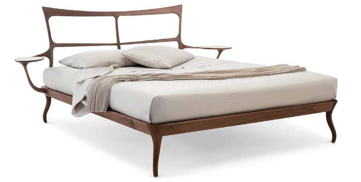 Кровать с деревянным изголовьем T.D.L.V./bed из Италии фабрики CECCOTTI