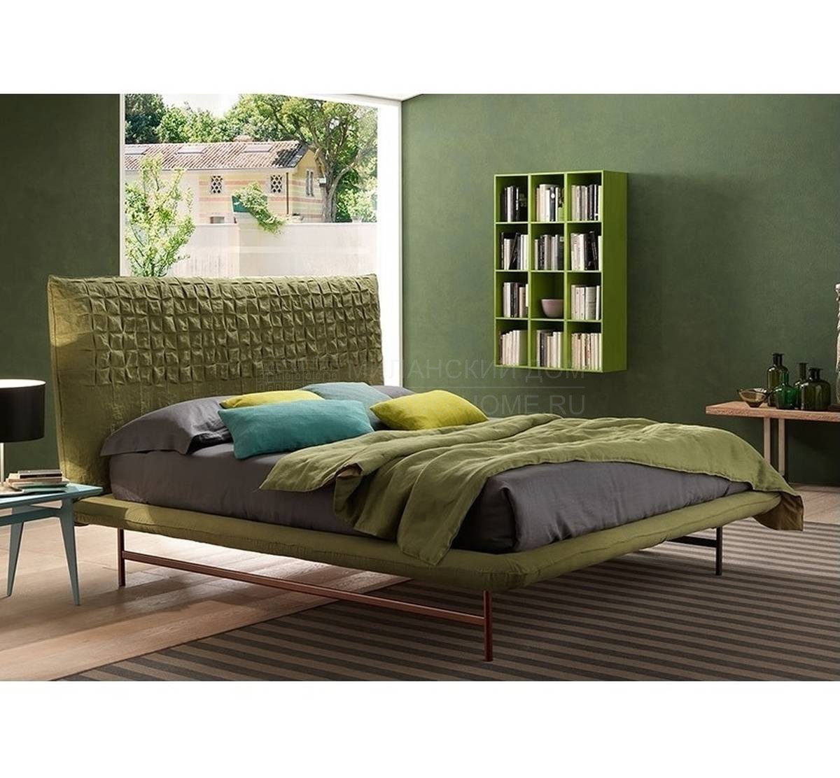 Двуспальная кровать Sheen Light из Италии фабрики BOLZAN