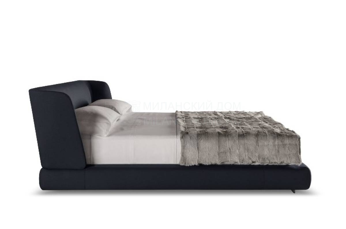Кровать с мягким изголовьем Reeves bed из Италии фабрики MINOTTI
