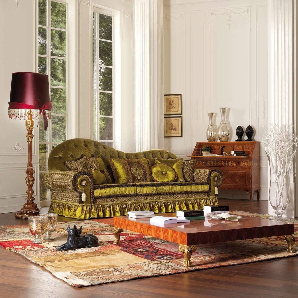 Прямой диван SC 3003 Aldebaran/sofa из Италии фабрики ASNAGHI INTERIORS
