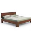 Кровать с деревянным изголовьем Natura 1/bed — фотография 2