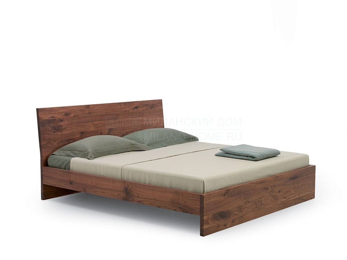 Кровать с деревянным изголовьем Natura 2/bed из Италии фабрики RIVA1920