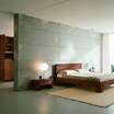 Кровать с деревянным изголовьем Natura 1/bed