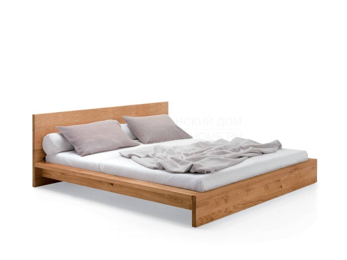 Кровать с деревянным изголовьем Natura 4/bed из Италии фабрики RIVA1920