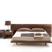 Кровать с деревянным изголовьем Soft Wood/bed