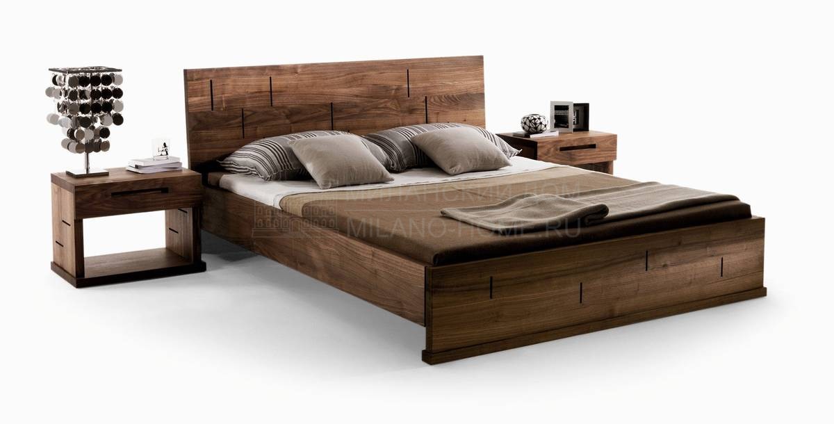 Кровать с деревянным изголовьем Vera/bed из Италии фабрики RIVA1920