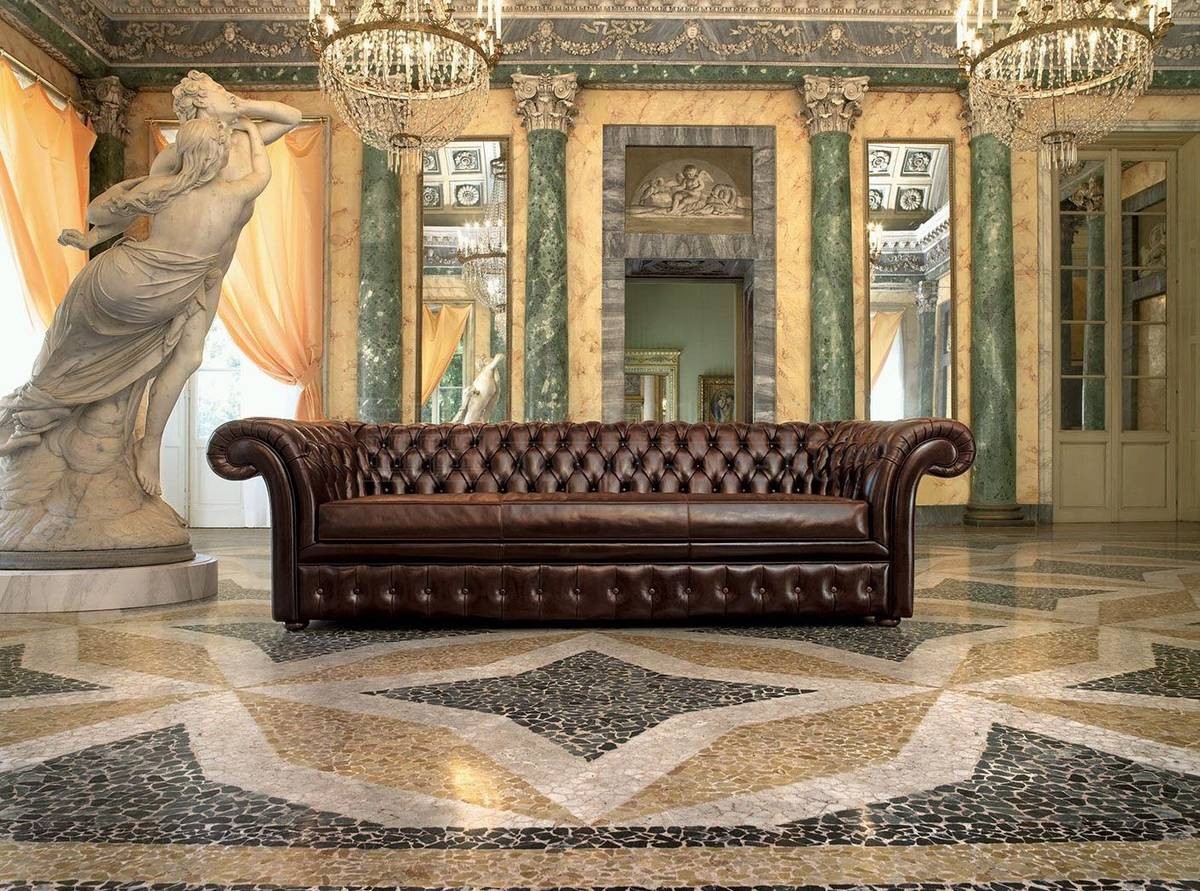 Прямой диван Royal/sofa из Италии фабрики MASCHERONI