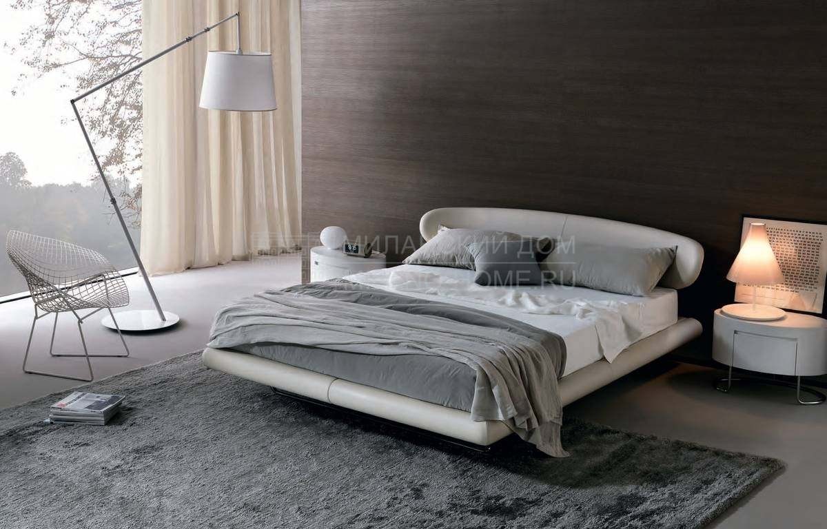 Кровать с мягким изголовьем Nuba / bed из Италии фабрики MISURA EMME