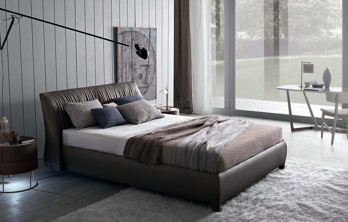 Кровать с мягким изголовьем Sumo/ bed из Италии фабрики MISURA EMME