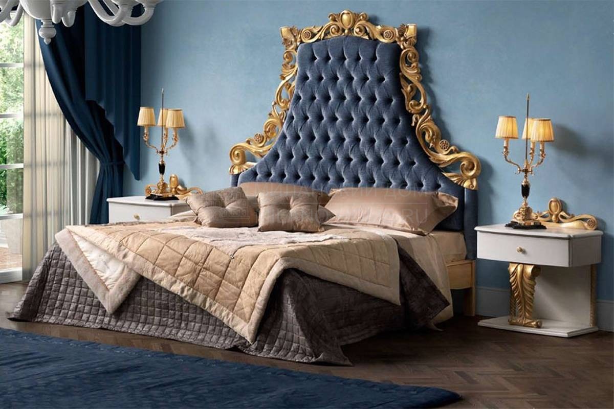 Кровать с комбинированным изголовьем Art. TL61 из Италии фабрики BORDIGNON Camillo
