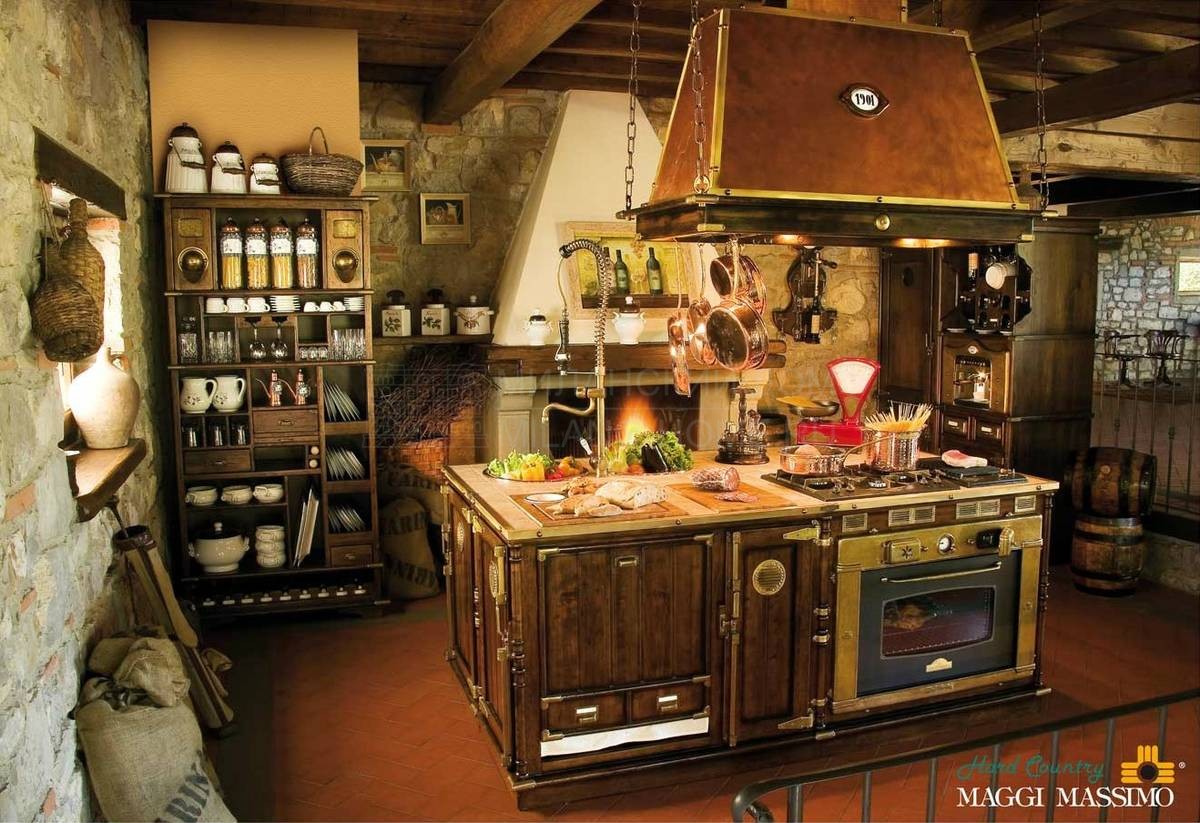 Кухня с островом Art. 509 из Италии фабрики MAGGI MASSIMO