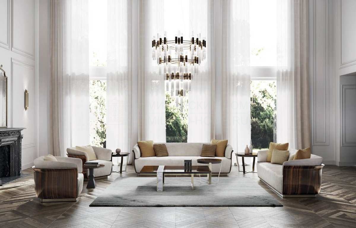 Прямой диван Allure sofa из Италии фабрики CAPITAL Collection
