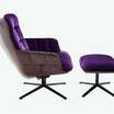 Каминное кресло Marla armchair purple — фотография 3