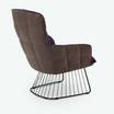 Каминное кресло Marla armchair purple — фотография 7