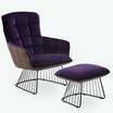 Каминное кресло Marla armchair purple — фотография 8