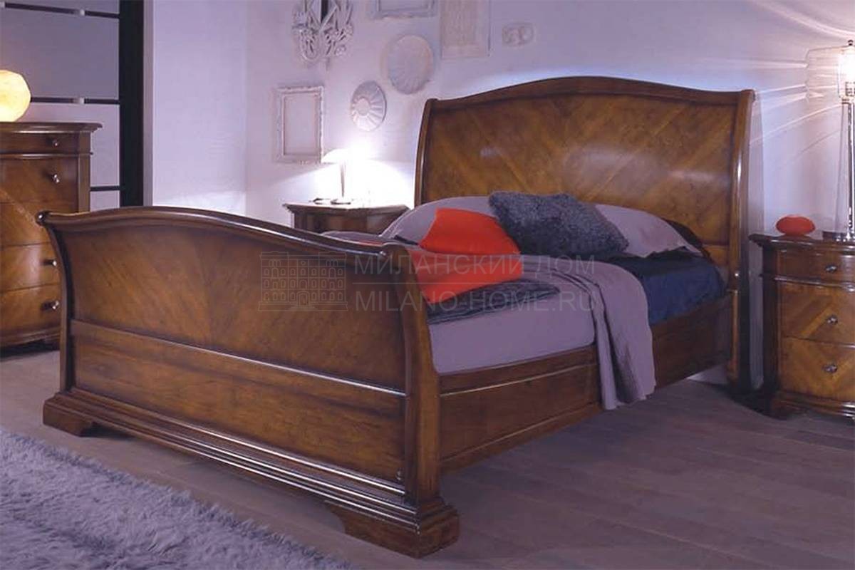 Кровать с деревянным изголовьем Art.B32 / with footboard из Италии фабрики BORDIGNON Camillo