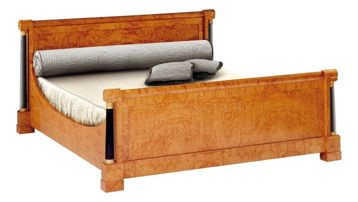 Кровать с деревянным изголовьем Impero/6938LMB из Италии фабрики COLOMBO STILE