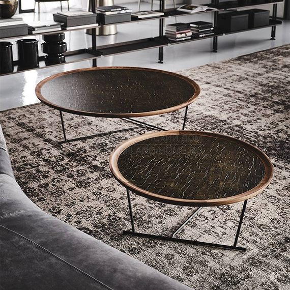 Кофейный столик Sinai round coffee table из Италии фабрики CATTELAN ITALIA