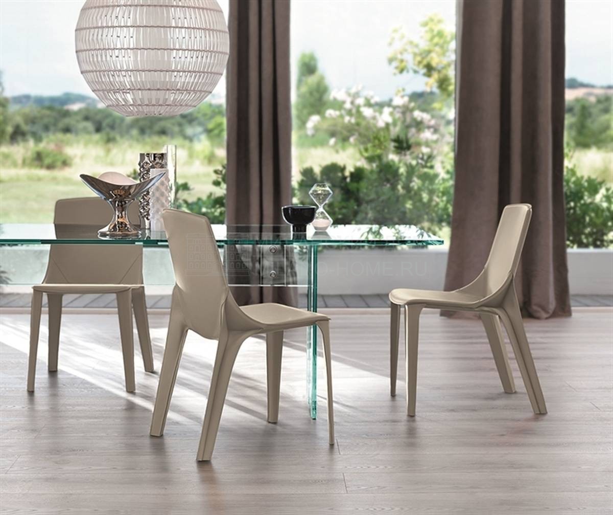 Кожаный стул Callas / chair из Италии фабрики FIAM ITALIA