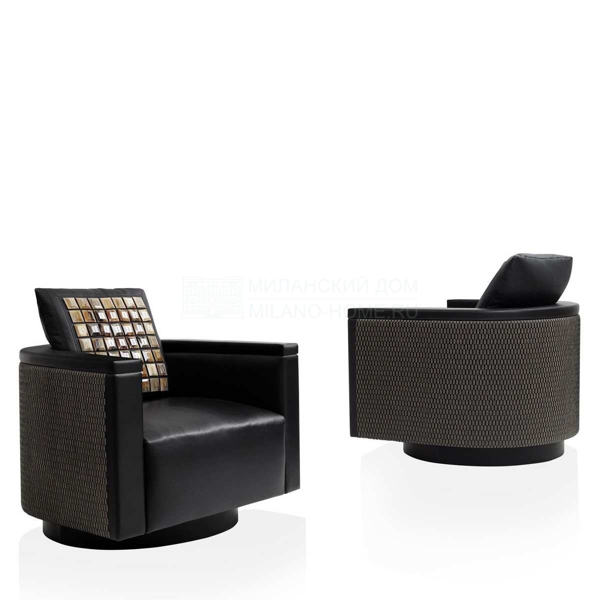 Кожаное кресло Leonia / art. 4409S из Италии фабрики ARCAHORN