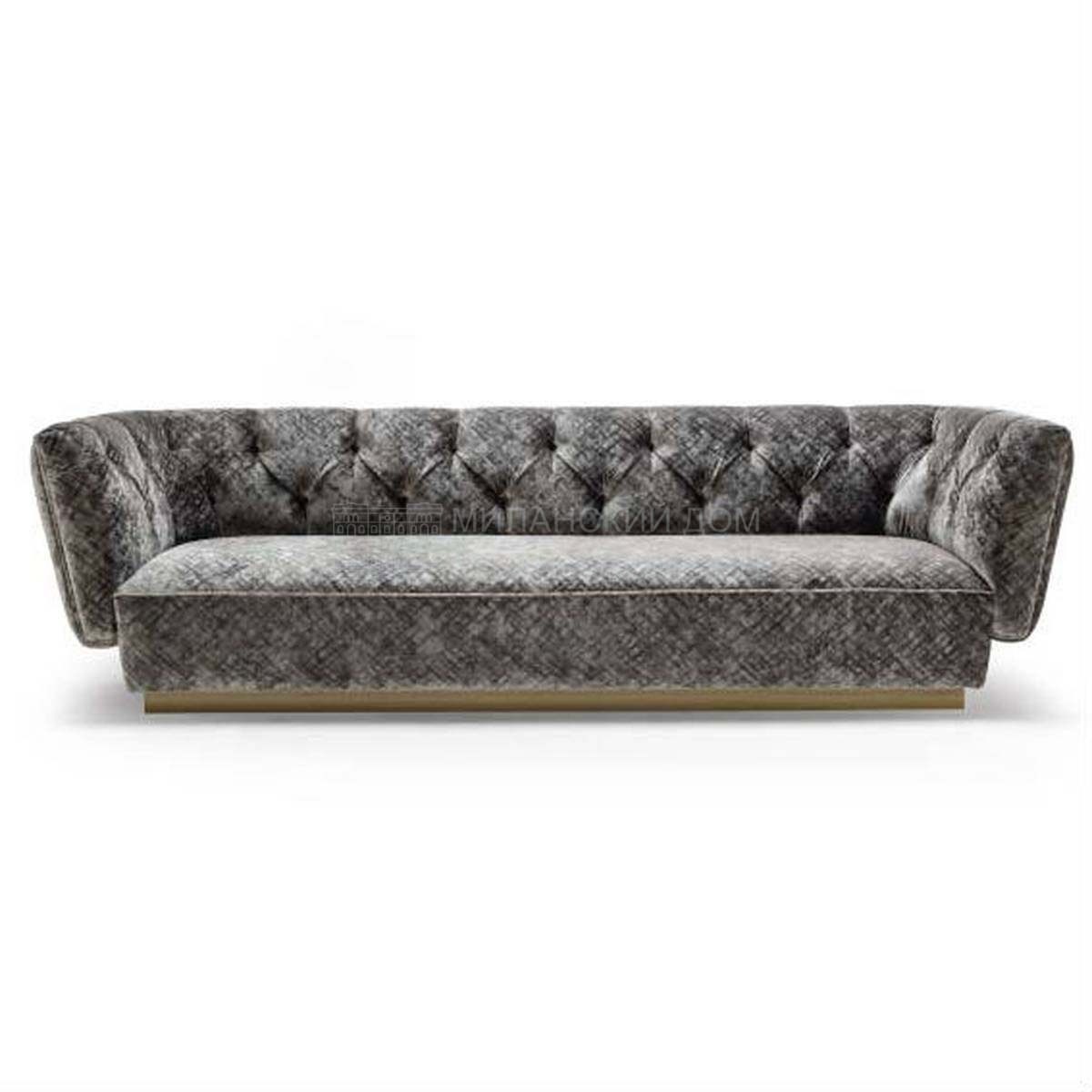 Прямой диван Ivonne sofa из Италии фабрики ANGELO CAPPELLINI OPERA