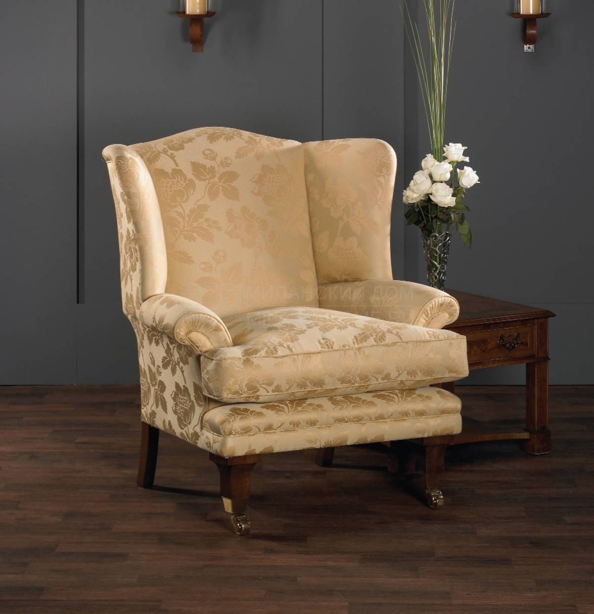 Каминное кресло Eaton/armchair из Великобритании фабрики DAVID GUNDRY